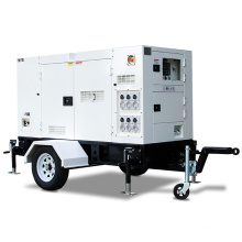 60Hz Single Phase 220V Mobile Trailer Silent Mini 11kw 14kva Diesel Generator Powered By Yangdong Engine YD385D Cheap Price